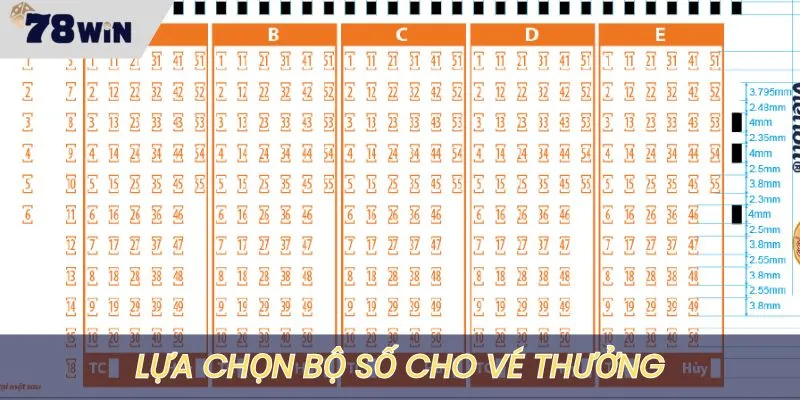 Người chơi chọn 1 con số ghép từ 3 số trong bộ số