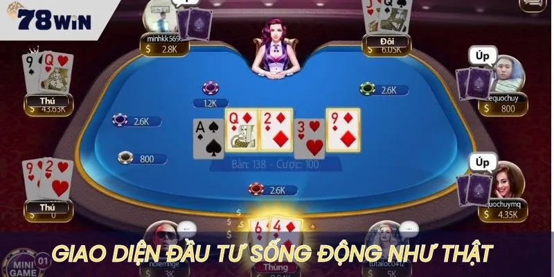 Giao diện sống động như sòng bài Macau thực tế