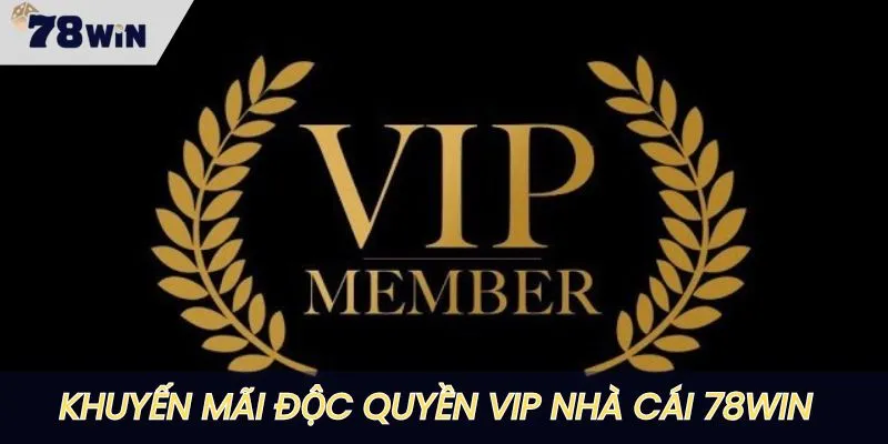 Khuyến mãi độc quyền VIP tại hệ thống 78WIN