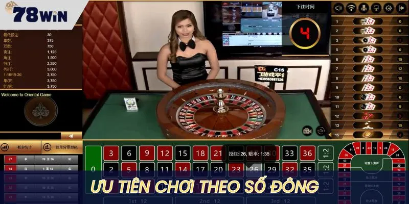 Ưu tiên cược theo số đông nếu chưa có kinh nghiệm